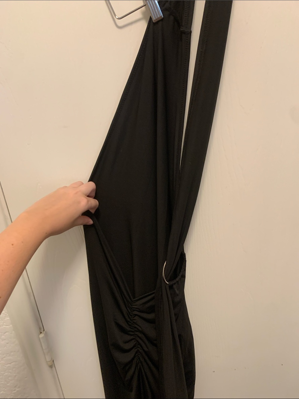 Women’s Asymmetrical One Shoulder Gown - Picture 4 of 5